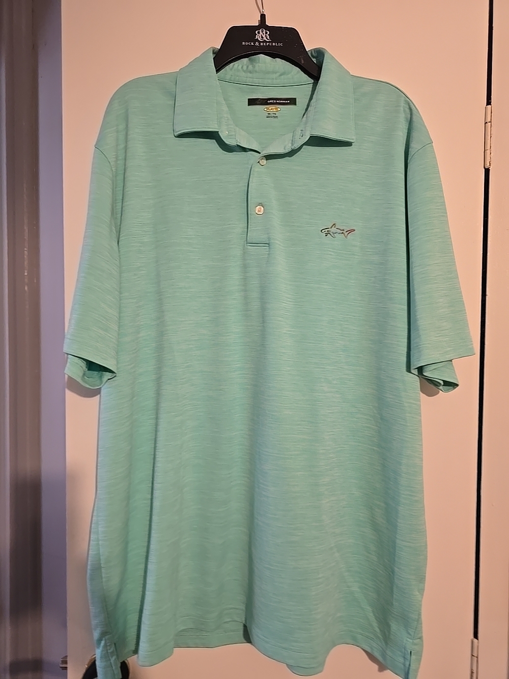 Greg Norman Collection Mint Green Polo Shirt